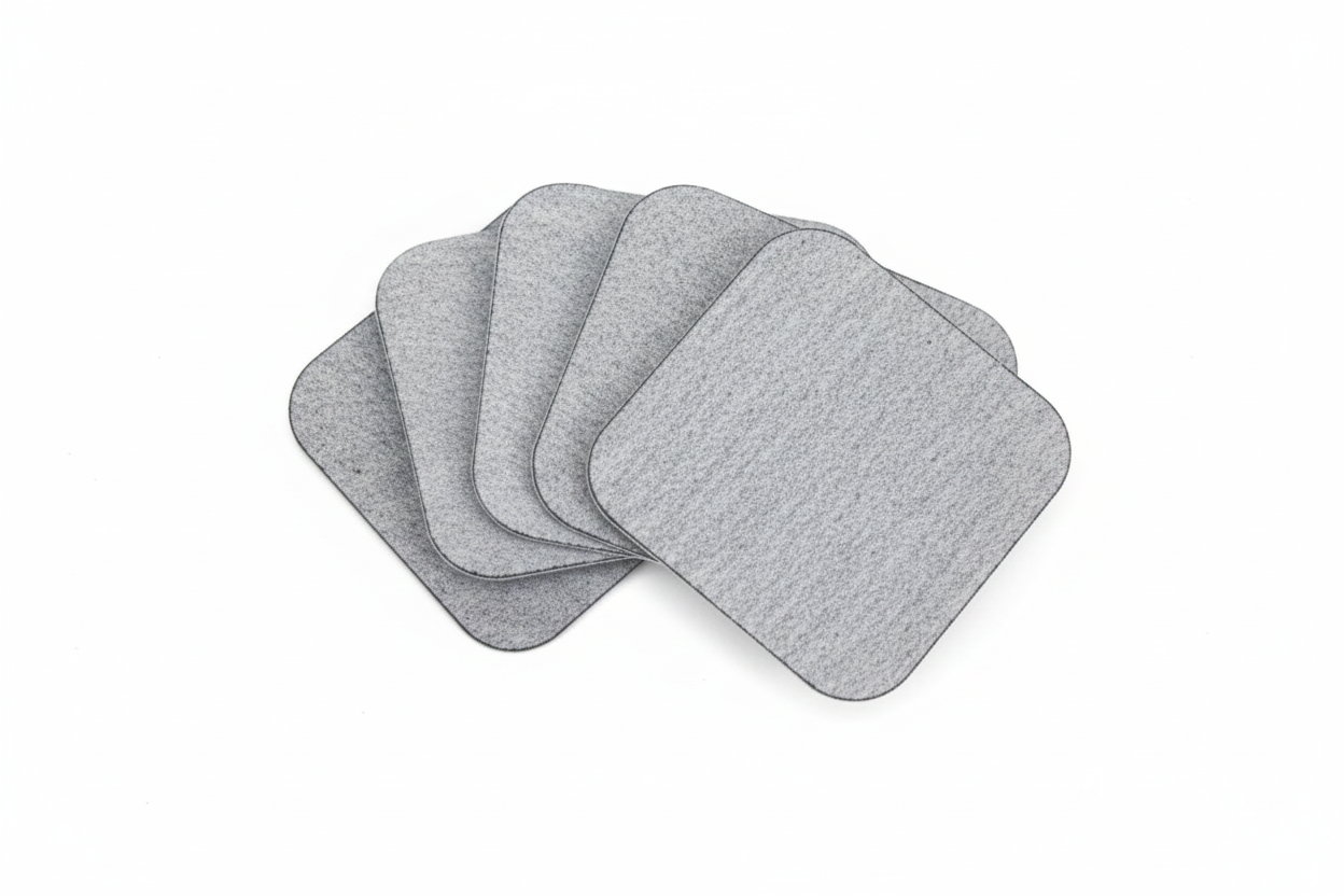 8575- pad gris carré pack de 5 Limes pour pads carré (par 5) – Image 1